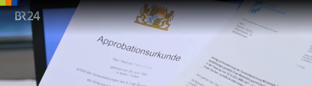 Unterlagen zum Anerkennungsverfahren für ausländische Ärztinnen und Ärzte in Bayern